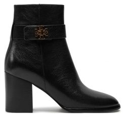 Botki Tory Burch. Czarne botki Tory Burch, bez wzorów, bez obcasa, na słupku, bez zapięcia. Za 2,549.00 zł.