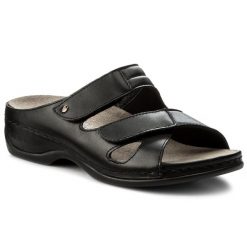 Klapki Berkemann. Czarne klapki Berkemann, bez wzorów, bez obcasa. Za 339.99 zł.