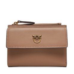 Duży Portfel Damski PINKO. Brązowe portfele Pinko, bez wzorów. Za 749.99 zł.