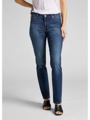 Lee Dżinsy - Comfort fit - w kolorze granatowym rozmiar: W28/L33. Niebieskie jeansy Lee, l, z aplikacjami. Za 114.17 zł.