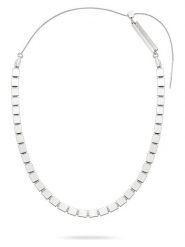 Liebeskind Posrebrzany naszyjnik - dł. 45 cm rozmiar: onesize. Szare naszyjniki Liebeskind, posrebrzane. Za 173.99 zł.