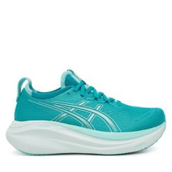 Buty do biegania Asics. Niebieskie obuwie sportowe Asics, bez zapięcia, do biegania. Za 719.99 zł.