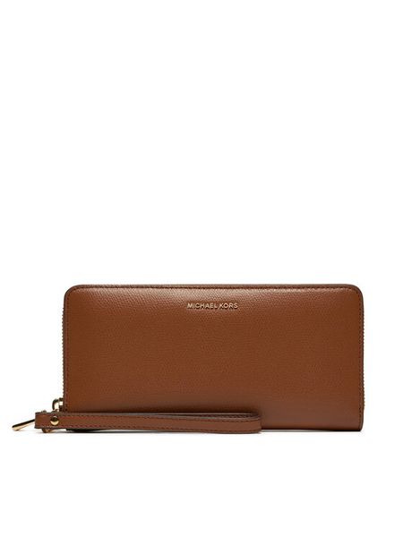 MICHAEL Michael Kors Portfel 32F4GJ6T3L Brązowy. Brązowe portfele MICHAEL Michael Kors, bez wzorów, ze skóry. Za 645.99 zł.