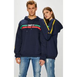 Fila - Bluza. Szare bluzy Fila, l, z nadrukiem, z bawełny, z kapturem. W wyprzedaży za 299.90 zł.
