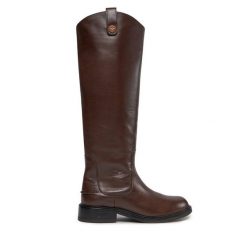 Kozaki JOOP!. Brązowe kozaki Joop!, bez obcasa, na płaskiej podeszwie, bez zapięcia. Za 1,299.00 zł.