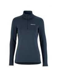 Craft Gain Midlayer W – lekka bluza z podszyciem, pół-rozpinana – Night. Niebieskie bluzy Craft, xs, bez wzorów, z elastanu, bez kaptura. Za 260.50 zł.