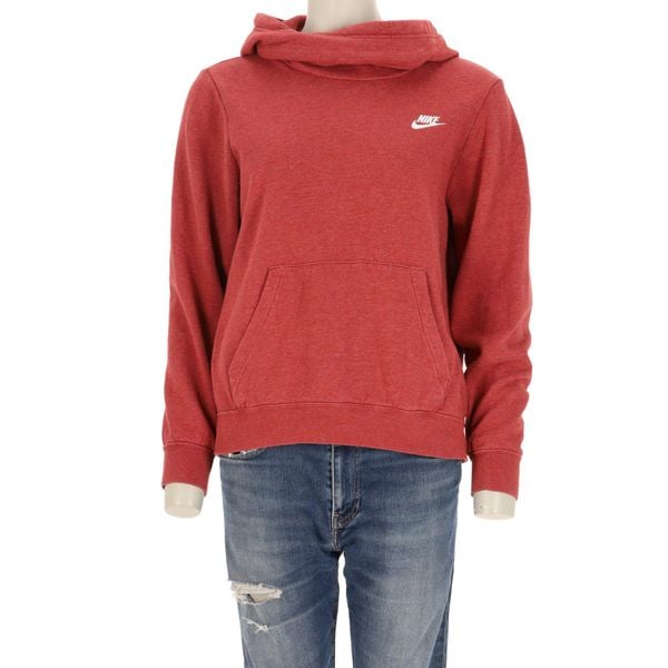 Nike bluza damska z kapturem. Czerwone bluzy Nike, l, bez wzorów, z kapturem. Za 114.98 zł.