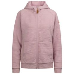Damska Bluza Z Kapturem Lillie Full Zip. Czerwone bluzy Trespass, bez wzorów, z kapturem. Za 216.99 zł.