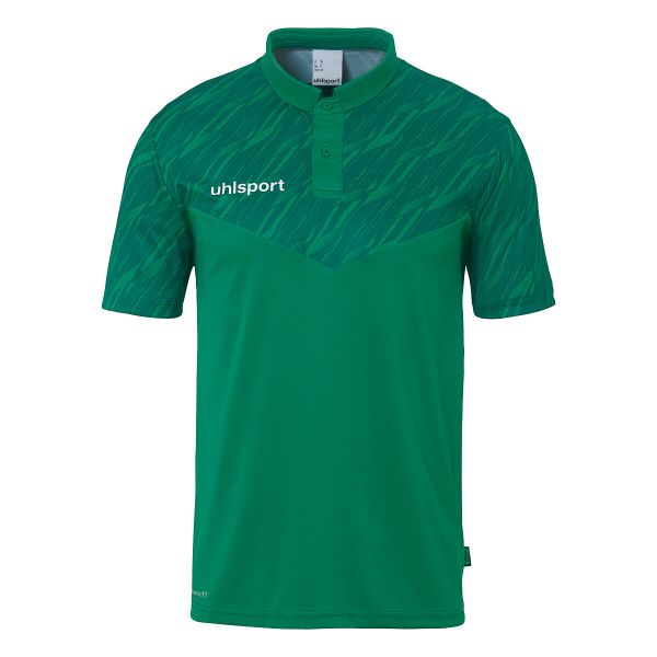 Polo Uhlsport Progressive 28. Białe koszulki polo Uhlsport, s, bez wzorów, prążkowane, bez kołnierzyka, bez ramiączek. Za 169.00 zł.
