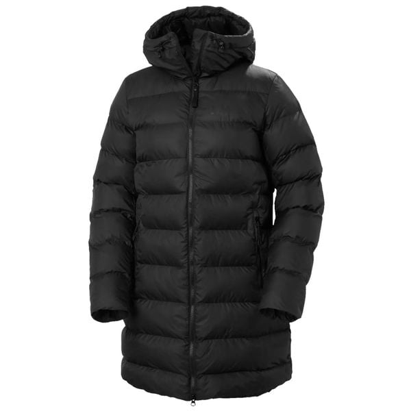 Damska kurtka puchowa Helly Hansen Active. Czarne kurtki narciarskie Helly Hansen, m, bez wzorów, z materiału, bez kaptura, do biegania. Za 992.50 zł.