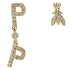Kolczyki Patrizia Pepe. Żółte kolczyki Patrizia Pepe, złote. Za 249.99 zł.