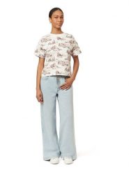 Scotch & Soda Koszulka w kolorze białym rozmiar: S. Białe bluzki Scotch & Soda, s, bez wzorów, z bawełny, bez kołnierzyka, bez ramiączek. Za 78.95 zł.