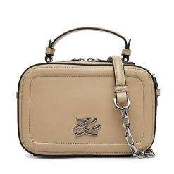 Torebka KARL LAGERFELD. Brązowe listonoszki KARL LAGERFELD, bez wzorów, bez dodatków. Za 1,299.00 zł.