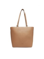 JENNY Torebka MJT-C-002-04 Beżowy. Brązowe torebki klasyczne Jenny, bez wzorów, z materiału, bez dodatków. Za 139.99 zł.