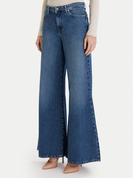 ViCOLO Jeansy DF5159 Niebieski Wide Leg. Niebieskie jeansy ViCOLO, s, bez wzorów. Za 439.99 zł.