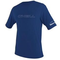 Koszulka O'Neill Basic Skins Sun. Niebieskie bluzki O'Neill, xs, bez wzorów, ze skóry, sportowe, bez kołnierzyka, bez ramiączek. Za 184.00 zł.