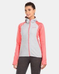 Bluza damska Kilpi Versam. Czerwone bluzy Kilpi, s, bez wzorów, z materiału, z kapturem. Za 215.49 zł.