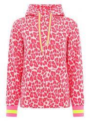 Zwillingsherz Bluza "Leo" w kolorze różowo-jasnoróżowym rozmiar: S/M. Różowe bluzy Zwillingsherz, m, bez wzorów, z bawełny, z kapturem. Za 237.73 zł.