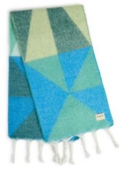 Barts szalik tkany - Kristinn Kobiety Sztuczne włókno niebieski|zielony, ONE SIZE. Niebieskie szaliki Barts, bez wzorów, z włókna. Za 159.95 zł.