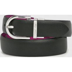 Calvin Klein - Pasek skórzany dwustronny. Paski Calvin Klein, bez wzorów, z materiału. W wyprzedaży za 239.90 zł.