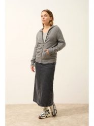 Just Cashmere Kaszmirowy kardigan "Debbie" w kolorze szarym rozmiar: M. Szare kardigany Just Cashmere, m, bez wzorów, z kaszmiru. Za 413.99 zł.