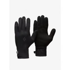 Rękawiczki Black Diamond Midweight Screentap Liners. Czarne rękawiczki Black Diamond, bez wzorów, sportowe. Za 129.99 zł.