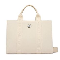 Torebka KARL LAGERFELD. Białe torebki klasyczne KARL LAGERFELD, bez wzorów, bez dodatków. Za 549.99 zł.