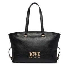 Torebka LOVE MOSCHINO. Czarne shopper Love Moschino, bez wzorów, bez dodatków. Za 949.99 zł.