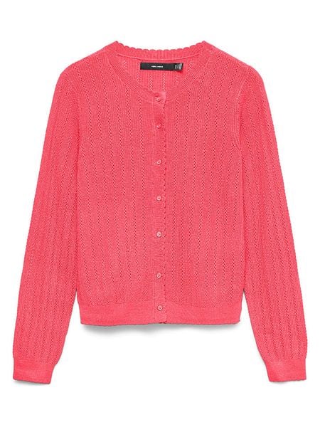 Vero Moda Kardigan w kolorze różowym rozmiar: M. Różowe kardigany Vero Moda, m, bez wzorów, z wiskozy. Za 104.95 zł.