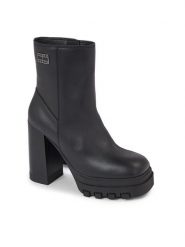 Tommy Jeans Botki Tjw High Heel Ankle EN0EN02256 Czarny. Czarne botki Tommy Jeans, bez wzorów, z jeansu, bez obcasa, na słupku, bez zapięcia. Za 709.51 zł.