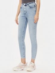 Calvin Klein Jeans Jeansy J20J222145 Niebieski Super Skinny Fit. Niebieskie jeansy Calvin Klein Jeans, bez wzorów. Za 309.99 zł.