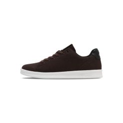 Sneakersy Hummel COURT LINE WT. Brązowe obuwie sportowe Hummel, bez zapięcia. Za 181.95 zł.