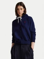 Polo Ralph Lauren Bluza 211971699002 Granatowy Relaxed Fit. Niebieskie bluzy Polo Ralph Lauren, l, bez wzorów, bez kaptura. Za 879.99 zł.