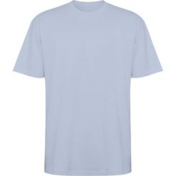 Koszulka Z Krótkim Rękawem Dla Dorosłych Unisex Bull Oversized. Niebieskie bluzki ROLY, bez wzorów, sportowe, bez kołnierzyka, bez ramiączek. Za 58.99 zł.