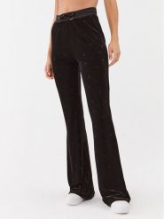 Fracomina Spodnie dresowe FR23WVA016F44101 Czarny Relaxed Fit. Czarne spodnie dresowe Fracomina, s, bez wzorów, z dresówki. Za 349.99 zł.