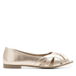 Baleriny Sergio Bardi. Żółte baleriny Sergio Bardi, bez wzorów, bez obcasa. Za 279.99 zł.