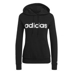 Bluza z Kapturem Essentials Logo Rozmiar L Czarny - GL0635. Białe bluzy Adidas, l, bez wzorów, z kapturem. Za 199.00 zł.
