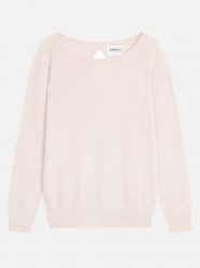 Perfect Cashmere Kaszmirowy sweter "Leslie" w kolorze jasnoróżowym rozmiar: L. Różowe swetry Perfect Cashmere, l, bez wzorów, z kaszmiru, bez ramiączek. Za 359.32 zł.