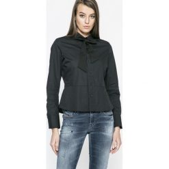 G-Star Raw - Koszula. Czarne koszule G-Star Raw, s, bez wzorów, z bawełny, casualowe, bez kołnierzyka, bez ramiączek. W wyprzedaży za 99.90 zł.
