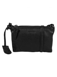 Burkely Skórzana torebka "Just Jolie" w kolorze czarnym - 21 x 5 cm rozmiar: onesize. Czarne torby na ramię Burkely, bez wzorów, z materiału, na ramię, bez dodatków. Za 304.99 zł.