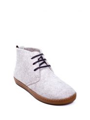 Comfortfusse Trzewiki "BlasWool" w kolorze beżowym rozmiar: 41. Brązowe półbuty sznurowane Comfortfüße, bez wzorów, z wełny, eleganckie, z okrągłym noskiem, bez obcasa, bez zapięcia. Za 295.99 zł.