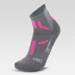 Skarpety trekkingowe damskie Uyn Trekking 2IN Low Cut. Szare skarpety Uyn, bez wzorów. Za 109.99 zł.