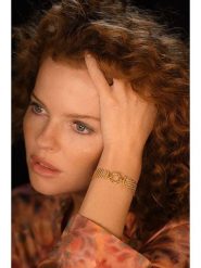 DIAMANTA Złota bransoletka "Maille Plate" rozmiar: onesize. Żółte bransoletki DIAMANTA, złote. Za 4,393.99 zł.