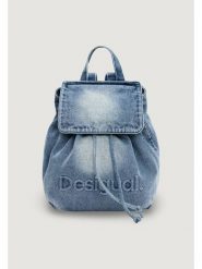 Desigual Plecak 26SAKD07 Niebieski. Niebieskie plecaki Desigual, bez wzorów, z materiału. Za 429.99 zł.