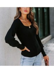Milan Kiss Sweter w kolorze czarnym rozmiar: XL. Czarne swetry Milan Kiss, xl, bez wzorów, bez ramiączek. Za 168.46 zł.