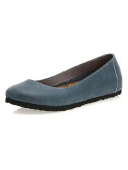 Comfortfusse Skórzane baleriny w kolorze granatowym rozmiar: 36. Niebieskie baleriny Comfortfüße, bez wzorów, z okrągłym noskiem, bez obcasa. Za 226.10 zł.