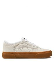 Vans Tenisówki Rowley Classic VN0009QJQJM1 Écru. Trampki Vans, bez wzorów, ze skóry, bez zapięcia. Za 229.99 zł.