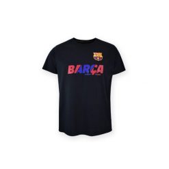 FC Barcelona czarna koszulka damska. Czarne bluzki FC Barcelona, bez wzorów, sportowe, bez kołnierzyka, bez ramiączek. Za 126.26 zł.