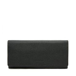 Duży Portfel Damski Longchamp. Czarne portfele Longchamp, bez wzorów. Za 2,269.00 zł.