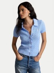 Polo Ralph Lauren Kardigan 211963486500 Niebieski jasny Slim Fit. Niebieskie kardigany Polo Ralph Lauren, s, bez wzorów, z bawełny. Za 769.99 zł.